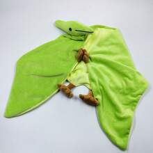 Capa de peluche de pterosaurio verde: ¡Un encantador y peculiar juguete de 96 cm inspirado en dinosaurios! Muñeco de anime de dibujos animados súper suave, ideal para fiestas de cosplay de cumpleaños infantiles. Regalo para decorar la habitación. - Multicolor - Ver 6