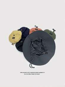 1pc Waterproof Bucket Hat, Packable, Thin & Quick Drying, Outdoor Fishing Sun Hat For MenMen's Sun Hat Summer Hat, Suitable For Summer Outdoor Activities Such As Hiking And Fishing - Stowable Bucket Hat - View 10