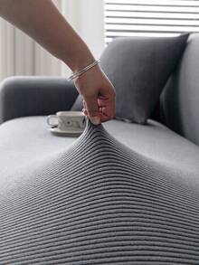 1 件 3D 沙发套，多功能全沙发套，纯色几何图案设计沙发保护套和装饰，高弹性全包沙发套，适合所有季节