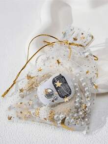 2件套穆斯林念珠及念珠手链套装，礼品袋包装，含指环计数器 - 彩色 - 查看 6