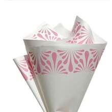 10 pièces/20 pièces par paquet Nouveau style Hermoso Carino du Nouveau-Mexique Papier cadeau d'emballage floral imperméable inspiré de bouquets floraux pour la Fête des mères, les remises de diplômes, les mariages et les fêtes de vacances