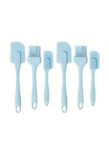 3 pièces Spatule à glaçage en silicone crème, outil de tartinage pour pain, gâteau, beurre, mixeur, pinceau huileux antiadhésif, accessoires de cuisson
