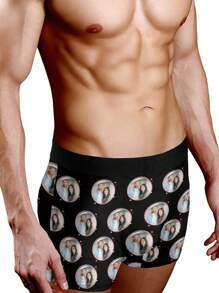 Custom Underwear For Men – Personalized Boxers With Face Photo, Unique And Funny Gift For Boyfriend – Perfect For Birthday, Christmas, Valentine's Day, Anniversary, Or Holiday – Custom Men's Boxer Briefs, Novelty And Adorable Present