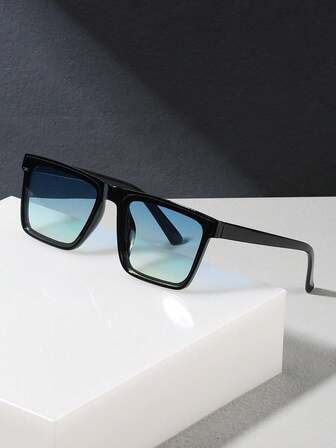 1 par akryl herr moderiktiga glasögon, lämpliga för utomhusresor sommar för sommarstrandsemester, utomhusresor