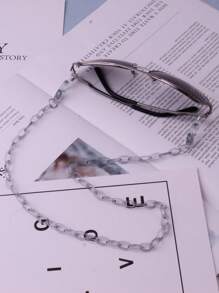 New Acrylic Transparent Crystal Face Mask Chain Eyeglass Lanyard, Mask Anti-Loss Strap, Suitable For Children And Adults