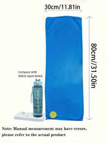 1 toalha esportiva, toalha esportiva refrescante, secagem rápida para atividades ao ar livre, toalha com gelo refrescante. Fitness, corrida, toalha fria que absorve o suor. Escola, volta às aulas, viagem, itens essenciais para viagem, itens essenciais para casa, toalha, cuidados com a pele - Multicolorido - Ver 8