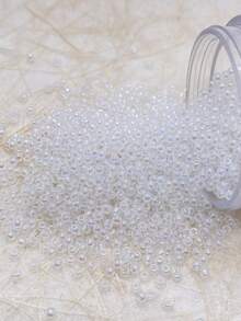 1300 颗，直径 2 毫米的微型彩色玻璃种子珠，适合手工 DIY，可用于制作手链、项链、戒指、可穿戴配饰