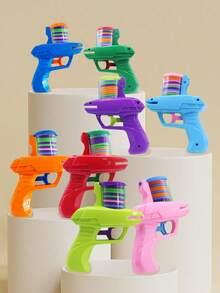 ROUWAN 1个发射器+65个泡沫飞盘发射器，室内外儿童玩具，亲子互动礼物，适合男孩女孩，袜子礼物，儿童用品，女孩礼物，圣诞礼物，儿童礼物，男孩游戏，挑战游戏，减压玩具，派对游戏，品质优良，超值，减压玩具，旅行游戏，互动猫玩具发射器，生日礼物，柔软泡沫飞盘发射器趣味玩具，派对礼品