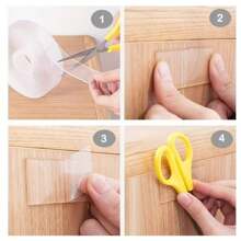 3/1 Piece Of Nano Adhesive Tape, Transparent Adhesive Tape, Transparent Adhesive Tape, Double-Sided Non-Permeable Adhesive, Reusable Strong Tape, Multi-Purpose Detachable And Washable Transparent Nano Tape, Suitable For Home/Office/Car Adhesive Items, Most Suitable For Home Decoration Tools, Non-Destructive Stickers, Wall Stickers Back To School