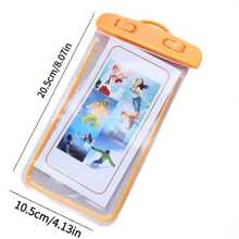 1 pezzo Custodia impermeabile trasparente per cellulare per uomo e donna - touchscreen per nuotare, borsa impermeabile per cellulari fino a 6 pollici per il mare, ideale per surf, nuoto, immersioni e kayak all'aperto!