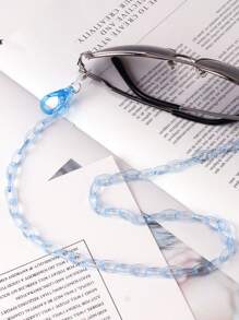 New Acrylic Transparent Crystal Face Mask Chain Eyeglass Lanyard, Mask Anti-Loss Strap, Suitable For Children And Adults