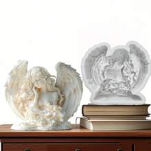 Angel Silicone Mold, Resin Casting Mold, Jewelry Casting Tool, Suitable For Spring, Valentine's Day, Father's Day, Mother's Day, Thanksgiving, Birthday Gift DIY Mold, Suitable For Candle Plaster Handmade Soap, Suitable For Home Decoration, Accessories, Ornaments