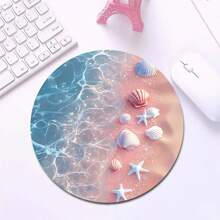 Mouse Pad Pequeno com Base de Borracha Antiderrapante, Mouse Pad Divertido Adequado para Mouse sem Fio de PC, Escritório, Laptop, Decoração de Escritório Doméstico, Presente de Suprimentos de Escritório Fofo para Mulheres e Meninas