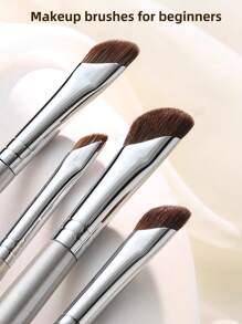 2 Pieces Nose Shadow Brush, Highlight Brush, Eyeliner Brush, Blending Brush, Contour Brush, Angled Eye Shadow Brush Makeup Brush Set, Brightening Highlight Brush, Oblique Nose Root Nose Brush, Side Shadow Brush, Contour Brush