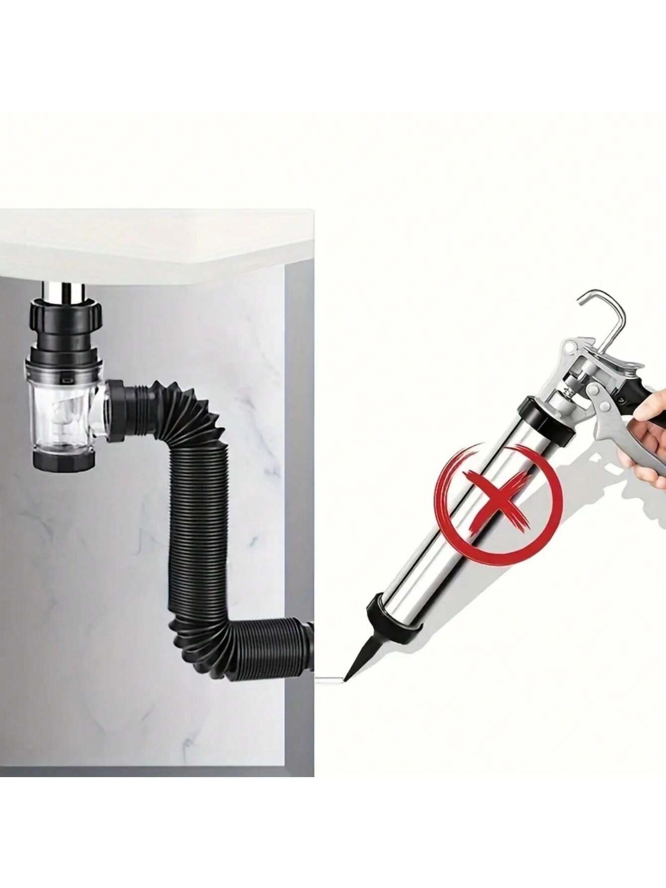 مصرف بالوعة الحمام المضاد للروائح قابل للتمديد – م...