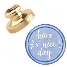 Wax Sealed, Open Me, Handmade With Care, Wish You Happiness! Brass Sealed, Used To Decorate Envelopes, Invitations, Gifts, Birthday Party Postcards, Greeting Cards, Etc. - Gold - View 21