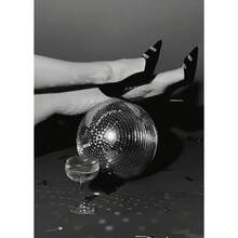 1 幅黑白海报女人喝红酒车印刷帆布画性感墙壁艺术画家居生活复古酒吧房间装饰无框 - 彩色 - 查看 27