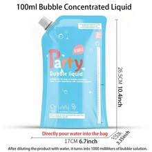 10ml Pack Concentrated Bubble Refill Solution (1:4 Ratio) For Bubble Machine, Wand, Gun, And Blower Toys For Kids And Adults.10pcs 10ML Packaged Concentrated Bubble Refill Solution (1:4 Dilution) For Kids And Adults To Use With Bubble Machine, Bubble Wand