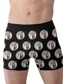 Custom Underwear For Men – Personalized Boxers With Face Photo, Unique And Funny Gift For Boyfriend – Perfect For Birthday, Christmas, Valentine's Day, Anniversary, Or Holiday – Custom Men's Boxer Briefs, Novelty And Adorable Present