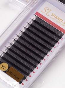 12 Rows 0.07 C/D/L Curl SHANEL YY 3DW 4DW Clover Lashes 8-15mm Automatic Flowering Premade Duoble Tips YY Handmade YY Cilios Type Natural Volume Eyelashes Extension