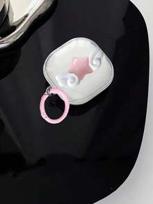 1pc Pink Angel Wings Love Bluetooth Ear Case Is Compatible With AirPods1/2/3/4/Pro/Pro2 Cute Cartoon Style Designed For Women - Multicolor - View 7