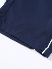 Pantaloni casual leggeri da uomo a gamba dritta con righe, abbigliamento sportivo alla moda, adatti per l'estate e il ritorno a scuola