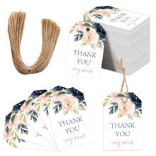 30pcs Thank You Hang Tags, Apparel Clothing Bakery Favor Labels, Wholesale Cross-Border Appreciation Gift Cards - Multicolor - View 9