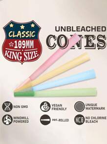 Multi-Color Canned Pre-Rolled Cone + Black Funnel Ultra Thin Slow Burning With Tip Roll Paper Portable Tapered Roll Paper Lovers Gift Party Gift For Friends Gift Outdoor Items, Pre-Rolled Filter Paper Accessories Easy To Carry
