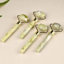 1pc Stone Made Beauty Roller Massager For Face, Body And Eyes, Skin Care Tool For Home And Spa