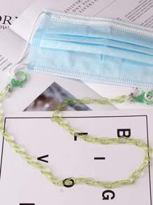 New Acrylic Transparent Crystal Face Mask Chain Eyeglass Lanyard, Mask Anti-Loss Strap, Suitable For Children And Adults