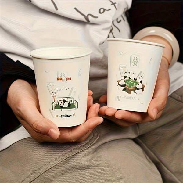Customizable Disposable Paper Cups For Home And Office Use - Minimalist Design, High-Quality, Multipurpose, Suitable For Hot And Cold Beverages