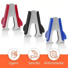 Set de 3 quitagrapas con diseño ergonómico tipo pinza, mandíbulas de acero inoxidable ultra resistentes, mangos de plástico y colores surtidos (rojo, azul y negro), ideales para oficina, escuela o uso en el hogar; ligeros, compactos y fáciles de usar con una sola mano; medidas aproximadas de 5.6 cm de largo, 3.8 cm de alto y 3.5 cm de apertura; sistema de extracción preciso que evita dañar el papel al retirar grapas; mecanismo antioxidante que prolonga su vida útil; diseño clásico con acabados suaves al tacto que proporciona un agarre cómodo y seguro durante su manipulación; excelente opción para estudiantes, administrativos, docentes o trabajadores que manejan grandes volúmenes de documentos; herramienta práctica para mejorar la productividad y organización en cualquier entorno; producto duradero, económico y funcional, ideal para complementar cualquier set de papelería o escritorio; el empaque incluye 3 unidades listas para usar en diferentes espacios. - Multicolor - Ver 5