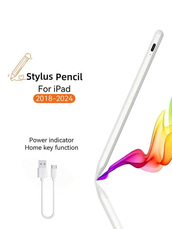Apple IPad Capacitive Stylus Pen, Compatible With Apple Pencil 1st & 2nd Generation, Touchscreen Tablet Writing, Anti-Mistouch Compatible With Ipad Air 5/6/7/4, Pro 11/10/9, Mini 2025/24, Flagship Version, Instant On, No Bluetooth Required Gifts For Mother, Family, Friends, Kids, Birthday, Holiday Phone Accessories