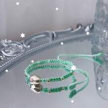 Fashion Woven Wish Stone Bracelet, Multi-Color Options, Minimalist & Versatile, Suitable For Various Occasions - Multicolor Wishing Stone Bracelet - View 2