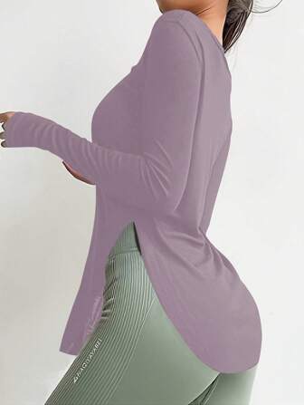 Top de mujer para fitness y yoga, camisa de secado rápido para correr, gimnasio y entrenamiento, capa base elástica y compresiva