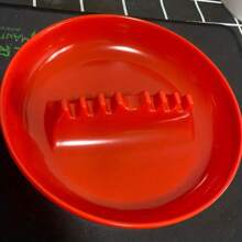 1pc Unbreakable Ceramic-Like Melamine Cigarette Ashtray, Suitable For Home, Office, Restaurant, Patio, Bar, 5 Color Options (Red, Blue, Yellow, Green, Black)