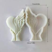 Stampo in silicone con design a forma di mani a cuore