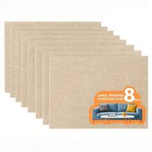 适用于硬木地板的毛毡家具垫 4/8/12 件，切割家具毛毡垫，用于家具脚，满足您的需求 - 最适合硬木地板的家具垫！家具地板保护垫，用于椅子腿的毛毡家具垫 - 彩色 - 查看 11