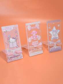 Sanrio Support de téléphone portable à sable magique Sanrio 1, parfait pour l'organisation et les stations de recharge au bureau, idéal comme cadeau de Noël