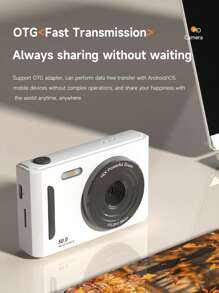 CCD Campus Digital Camera Student Party High Definition Front And Rear Dual Shooting Retro Card Travel Photography Video Camera With 32G Memory Card Digital Camera Toys