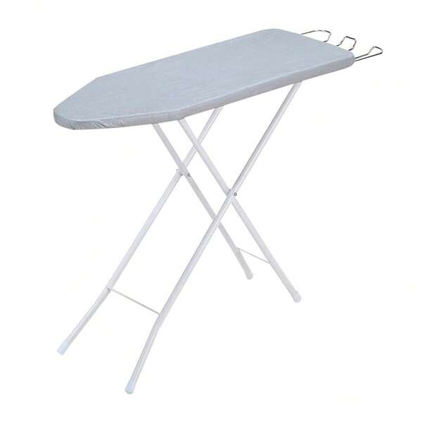 Ironing Board, Stand Type, Compact, Foldable, For Clothes, Stable, Steel, Comfortable Storage, Space Saving, Convenient Design, Iron Rest, For Home And Commercial Use (Wooden)
