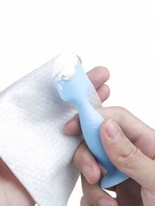 1pc Baby Silicone Soft Tip Ointment Applicator Spoon With Suction Cup, Small Size Rash Cream/Ointment Spreading Tool - Multicolor - View 5