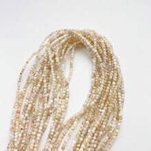 Miçangas Mistas de Conchas Redondas Naturais nas Cores Rosa Pastel, Roxo e Azul de 3mm, Acessórios de Joalheria DIY para Pulseiras, Colares e Brincos