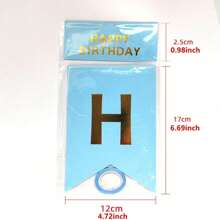 1pc Happy Birthday Party Decoration Background Gold Foil Fish Tail Banner With HAPPY BIRTHDAY Letters Anniversary Celebration Decoration Banner Party Decoration Hanging Paper Banner, Back To School Valentine Day