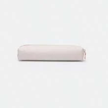 INS Minimalist PU Leather Stationery Pencil Pouch, Multi-Functional Cute Student Cosmetic Makeup Brush Storage Bag, Japanese Style Design For Girls