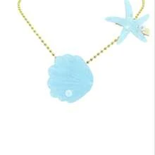 2pcs Fresh Shell & Pearls Starfish Accessories, Suitable For Hair Clip, Necklace, Brooch, Beach Vacation Decors, Owner & Pet Matching Sets