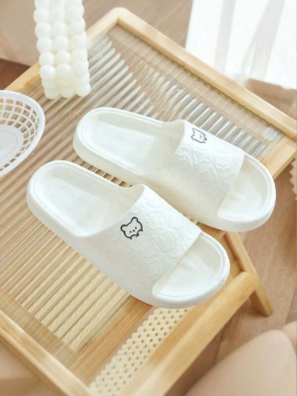 Damskie plastikowe klapki, EVA Indoor lekkie antypoślizgowe letnie kapcie domowe