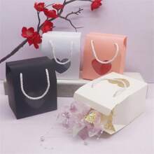 10pcs Black/Purple/White/Kraft Paper/Purple Window Hanging Rope Hand-Held Box