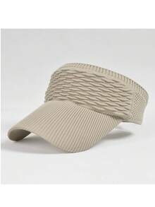 1pc Lightweight Knit Sun Hat - Breathable And Stretchy, Solid Color Polyester, Great For Running And Outdoor Activities, Summer Hat|Multi-Functional Fashion Accessory|Comfortable To Wear, Foldable Sun Hat - Multicolor - View 6