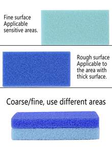 5 块足部浮石，有效火山石足部护理，混合 5 种颜色 PU 材质磨砂膏和专业去角质石，用于足部手部身体护理 - 足部硬皮老茧去除剂，足部护理，老茧去除剂修脚，足部磨砂膏